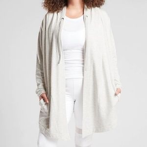 Athleta Vista Wrap Open Front Hoodie